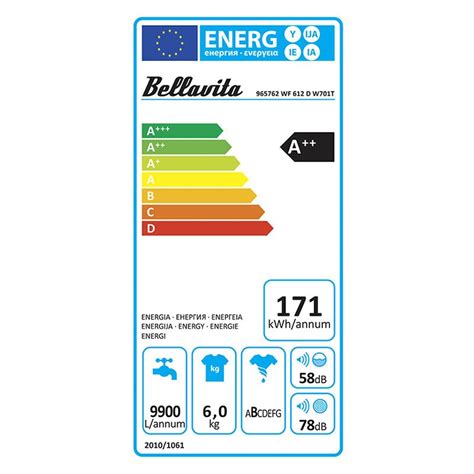 6 Kg Bellavita Wf 612 A++ Touches: Touche .